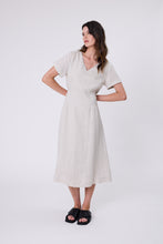 Load image into Gallery viewer, Marlow Seville Linen Dress - Natural Apparel > Women > Clothing > Dresses > Midi Dresses > Marlow Hyde Boutique