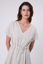Load image into Gallery viewer, Marlow Seville Linen Dress - Natural Apparel > Women > Clothing > Dresses > Midi Dresses > Marlow Hyde Boutique