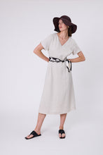 Load image into Gallery viewer, Marlow Seville Linen Dress - Natural Apparel > Women > Clothing > Dresses > Midi Dresses > Marlow Hyde Boutique