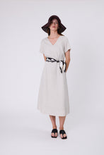 Load image into Gallery viewer, Marlow Seville Linen Dress - Natural Apparel > Women > Clothing > Dresses > Midi Dresses > Marlow Hyde Boutique