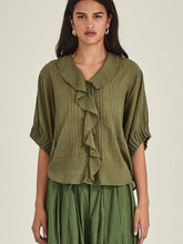 Load image into Gallery viewer, Sills Elodie Blouse - Grass Green