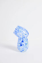 Load image into Gallery viewer, Willow & Mae Stemless Blue Green Splatter Wine Glass Hyde Boutique