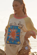 Load image into Gallery viewer, Sabbi The Seas The Day Raglan Tee - Mustard Apparel > Women > Clothing > Shirts & Tops > Tops > Raglan T-Shirts > Sabbi Hyde Boutique