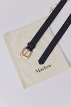 Load image into Gallery viewer, Marlow The Essential Belt - Black/Gold Hyde Boutique