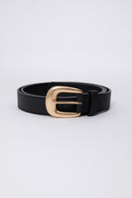 Load image into Gallery viewer, Marlow The Essential Belt - Black/Gold Hyde Boutique