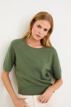Load image into Gallery viewer, Ivy + Jack Topic Cashmere Blend Soft Knit Tee - Khaki Apparel > Women > Clothing > Tops > T-shirts > Ivy Jack Hyde Boutique