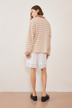 Load image into Gallery viewer, Commonplace Common Polo - Muted Sunset Stripe Hyde Boutique