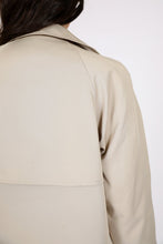 Load image into Gallery viewer, Marlow Unity Short Trench - Oat Apparel > Women > Clothing > Jackets > Trench Coats > Cropped Trench Coats > Marlow Hyde Boutique