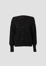 Load image into Gallery viewer, Viktoria & Woods Hart Merino Cardigan - Black Hyde Boutique