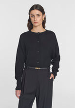 Load image into Gallery viewer, Viktoria & Woods Hart Merino Cardigan - Black Hyde Boutique
