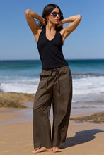 Load image into Gallery viewer, Ivy + Jack Transit Pull On Waist Tie Barrel Leg Pants - Olive Hyde Boutique