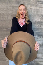 Load image into Gallery viewer, Dark Hampton X Kaylee Bell Cowboy Up Silk Petite Scarf - Pink Hyde Boutique