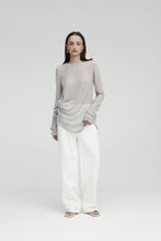 Load image into Gallery viewer, Rebe Long Sleeve Draped Top - Ash Hyde Boutique