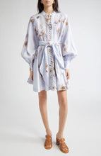 Load image into Gallery viewer, Zimmermann Hypnotic Buttoned Mini Dress - Lilac Peony Hyde Boutique