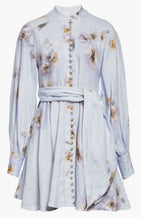 Load image into Gallery viewer, Zimmermann Hypnotic Buttoned Mini Dress - Lilac Peony Hyde Boutique