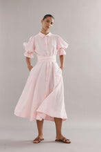 Load image into Gallery viewer, Caitlin Crisp Bloom Dress - Pink Linen Apparel > Women > Clothing > Dresses > Midi Dresses > Caitlin Crisp Hyde Boutique