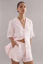 Load image into Gallery viewer, Caitlin Crisp Juno Short - Pink Linen Hyde Boutique