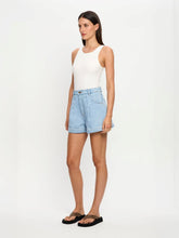 Load image into Gallery viewer, Kivari Avery Denim Short - Dusty Blue Hyde Boutique