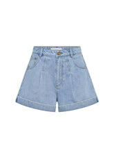 Load image into Gallery viewer, Kivari Avery Denim Short - Dusty Blue Hyde Boutique