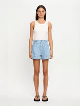 Load image into Gallery viewer, Kivari Avery Denim Short - Dusty Blue Hyde Boutique