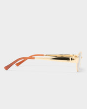 Load image into Gallery viewer, Luv Lou The Boston Sunglasses - Gold Sunglasses Luv Lou