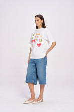 Load image into Gallery viewer, Maku The Label Be Good To Your Mother Oversized Tee - Lucent White Hyde Boutique