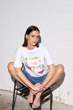 Load image into Gallery viewer, Maku The Label Be Good To Your Mother Oversized Tee - Lucent White Hyde Boutique