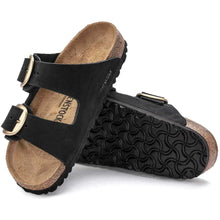 Load image into Gallery viewer, Birkenstock Arizona Big Buckle Nubuck (Regular) - Black Hyde Boutique