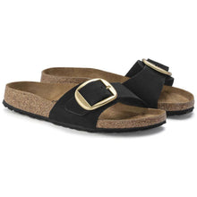 Load image into Gallery viewer, Birkenstock Madrid Big Buckle Nubuck (Regular) - Black Hyde Boutique