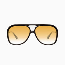 Load image into Gallery viewer, Valley Eyewear Bang Gloss Black w. Matte Black Metal / Orange Gradient Lens Hyde Boutique