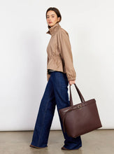Load image into Gallery viewer, SABEN Tia Shoulder Bag - Espresso + Bronze Accessories > Women > Accessories > Bags & Handbags > Shoulder Bags > Saben Hyde Boutique