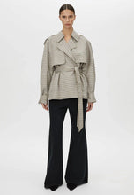Load image into Gallery viewer, Camilla and Marc Burdoch Check Trench Jacket - Birch Check Hyde Boutique