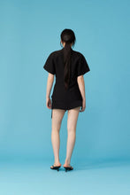 Load image into Gallery viewer, Ruby Coco Short Sleeve Blazer - Black Hyde Boutique