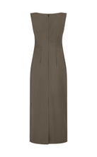 Load image into Gallery viewer, Harris Tapper Tuxedo Dress - Cedar Suiting  Hyde Boutique   
