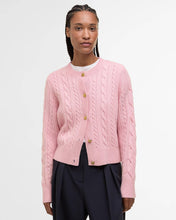 Load image into Gallery viewer, Barbour Elina Wool-Cashmere Cable-Knit Cardigan - Cherry Blossom Apparel > Women > Clothing > Knitwear > Cardigans > Barbour Hyde Boutique