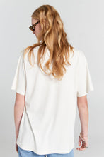 Load image into Gallery viewer, Karen Walker Embroidered Runaway Girl Classic T-Shirt - Ecru Hyde Boutique