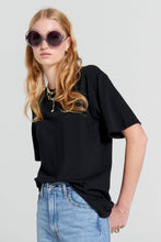 Load image into Gallery viewer, Karen Walker Embroidered Runaway Girl Classic T-Shirt - Black Hyde Boutique
