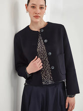 Load image into Gallery viewer, Sills Emiko Wool Jacket - French Navy