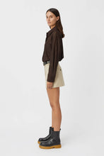 Load image into Gallery viewer, CAMILLA AND MARC Enota Lace Shirt - Chocolate  Hyde Boutique   
