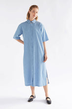 Load image into Gallery viewer, Elk Erden Shirtdress - Chambray Apparel > Women > Clothing > Dresses > Shirt Dresses > ELK Hyde Boutique