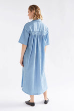 Load image into Gallery viewer, Elk Erden Shirtdress - Chambray Apparel > Women > Clothing > Dresses > Shirt Dresses > ELK Hyde Boutique