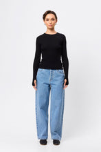 Load image into Gallery viewer, Mossman Fine Line Knit - Black Hyde Boutique