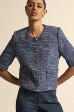 Load image into Gallery viewer, Zoe Kratzmann Flare Jacket - Sapphire Apparel > Women > Clothing > Jackets > Cropped Jackets > Tailored Jackets > Zoe Kratzmann Hyde Boutique