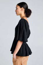 Load image into Gallery viewer, Karen Walker Florence Top - Black Apparel > Women > Clothing > Tops > Blouses > Karen Walker Hyde Boutique