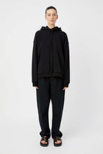 Load image into Gallery viewer, Camilla and Marc Grid Flocking Logo Hoodie - Black Apparel > Women > Clothing > Outerwear > Hoodies & Sweatshirts > Hoodies > Camilla and Marc Hyde Boutique