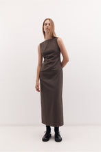 Load image into Gallery viewer, Harris Tapper Tuxedo Dress - Cedar Suiting  Hyde Boutique   
