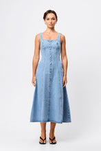 Load image into Gallery viewer, Mossman In A Daze Dress - Vintage Blue Apparel > Women > Clothing > Dresses > Midi Dresses > Mossman Hyde Boutique