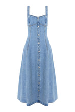 Load image into Gallery viewer, Mossman In A Daze Dress - Vintage Blue Apparel > Women > Clothing > Dresses > Midi Dresses > Mossman Hyde Boutique