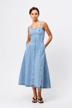 Load image into Gallery viewer, Mossman In A Daze Dress - Vintage Blue Apparel > Women > Clothing > Dresses > Midi Dresses > Mossman Hyde Boutique