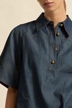 Load image into Gallery viewer, Zoe Kratzmann Insinuate Top - Dark Chambray Hyde Boutique